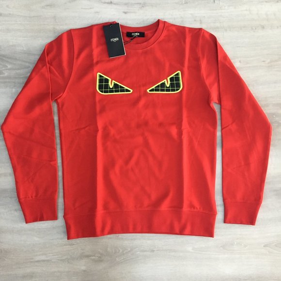 red fendi sweatshirt
